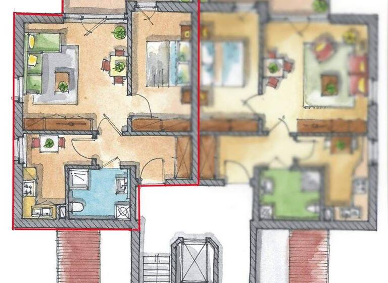 Wohnung zur Miete 700 € 2 Zimmer 67 m² 2. Geschoss frei ab sofort Ahlhorn 26197