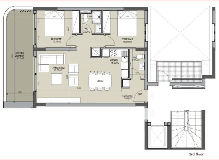 Studio zum Kauf 390.000 € 3 Zimmer 75 m² 3. Geschoss Athen