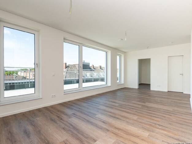 Wohnung zur Miete - Erstbezug 2.300 € 4 Zimmer 117,3 m² 5. Geschoss Kronshagener Weg 14c Exerzierplatz Kiel 24103