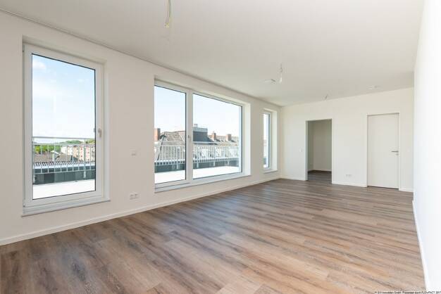 Wohnung zur Miete - Erstbezug 2.300 € 4 Zimmer 117,3 m² 5. Geschoss Kronshagener Weg 14c Exerzierplatz Kiel 24103