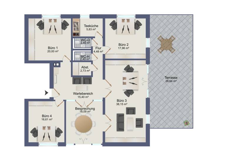 Bürofläche zum Kauf 350.000 € 5 Zimmer 170 m² Bürofläche Heidenau 01809