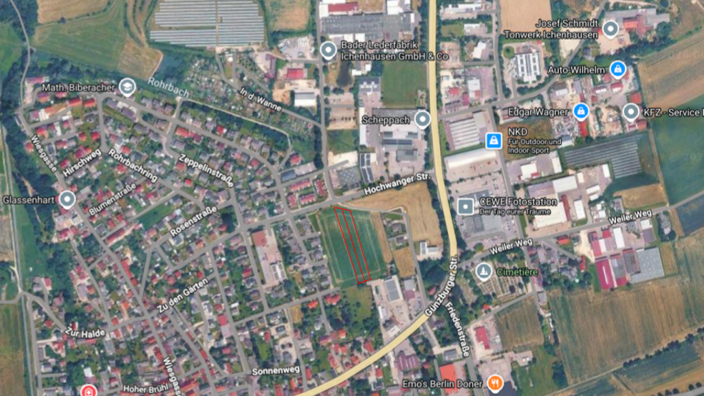 Grundstück zum Kauf 599.000 € 5.180 m² Grundstück Ichenhausen 89335