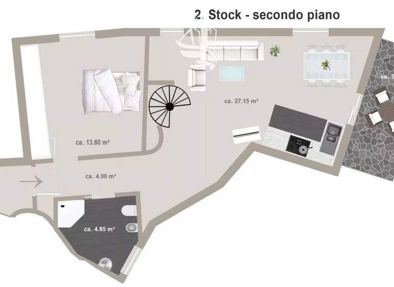 Wohnung zum Kauf 550.000 € 3 Zimmer 86 m² 2. Geschoss Bozen 39100