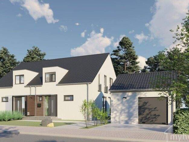 Doppelhaushälfte zum Kauf provisionsfrei 619.000 € 4 Zimmer 136 m² 287 m² Grundstück Memmelsdorf 96117