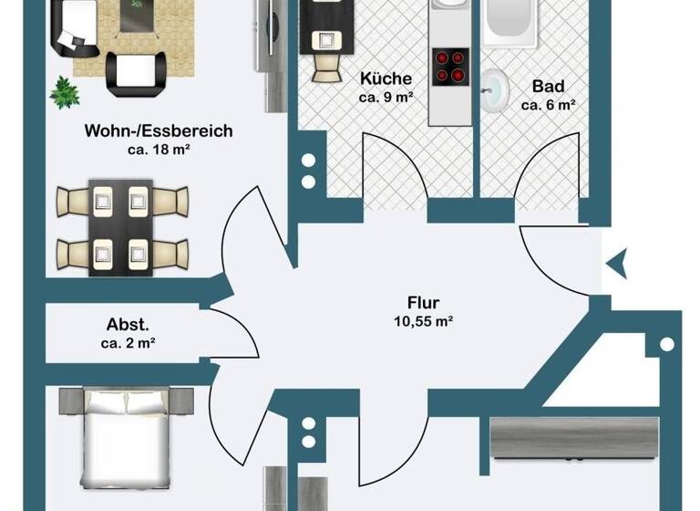 Wohnung zum Kauf 360.000 € 4 Zimmer 87 m²<br/>Wohnfläche EG<br/>Geschoss Unterliederbach Frankfurt am Main 65929
