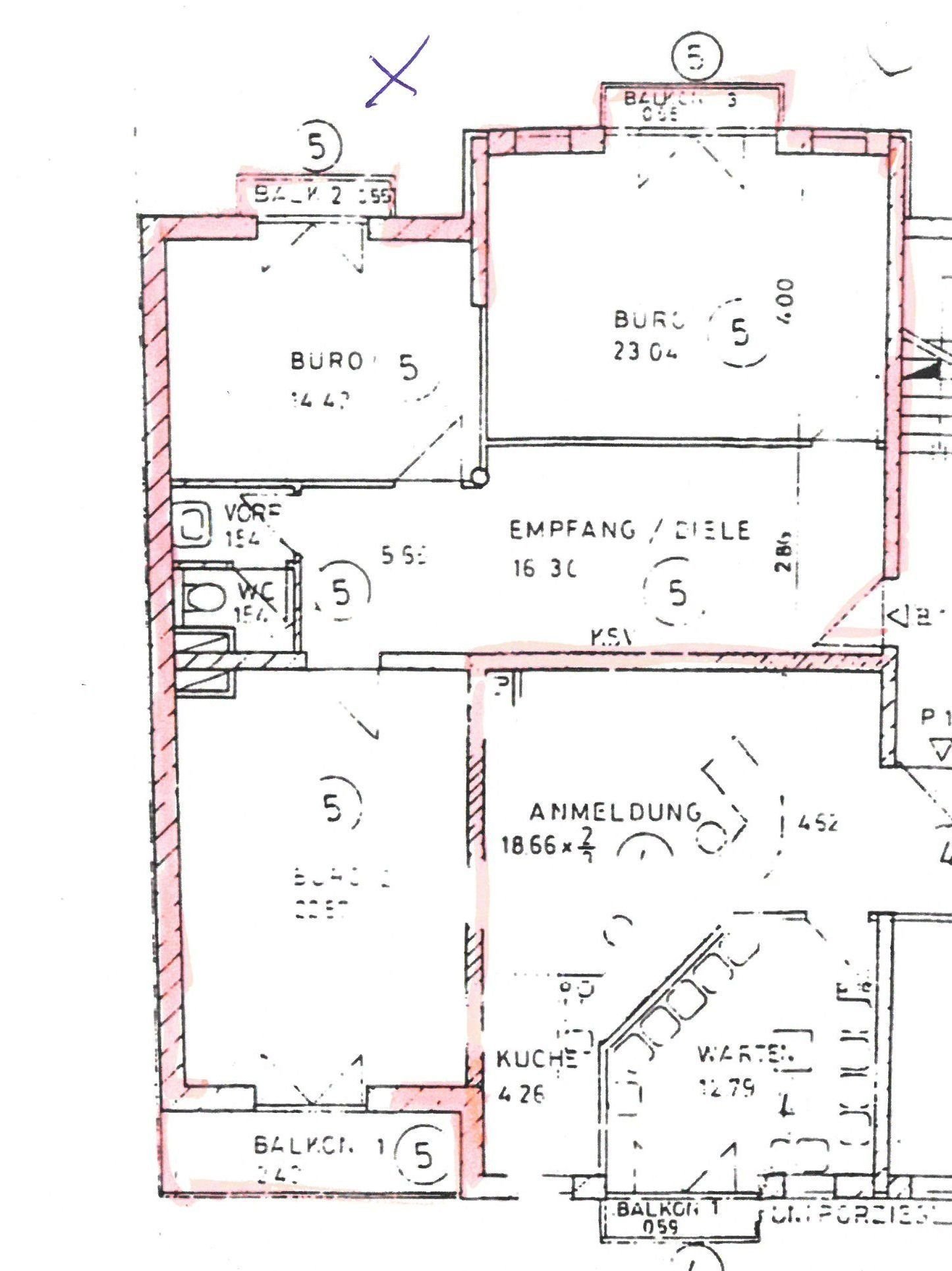 Büro-/Praxisfläche zur Miete provisionsfrei 1.180 € 2 Zimmer 96 m²<br/>Bürofläche Hauptstraße 10 Olching Olching 82140