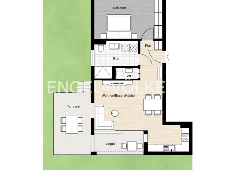 Wohnung zum Kauf 399.000 € 2 Zimmer 60,9 m² Reutin Lindau 88131
