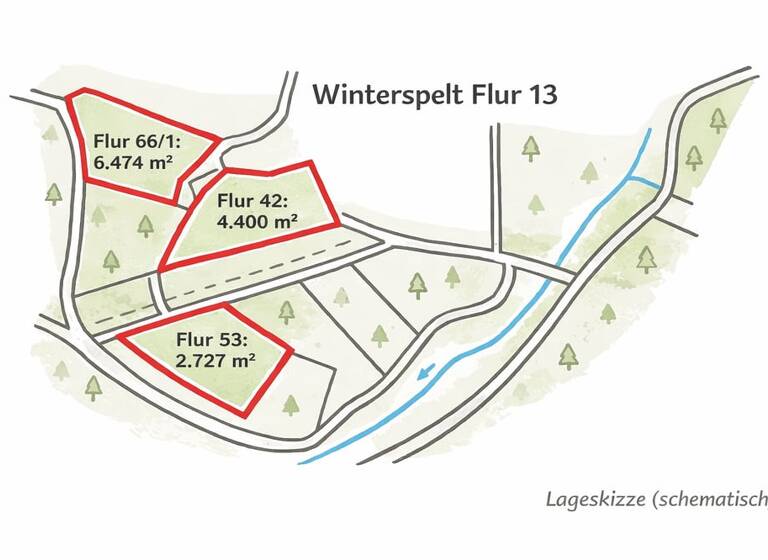 Land-/Forstwirtschaft zum Kauf 20.000 € 13.601 m² Grundstück Eigelscheid Winterspelt 54616