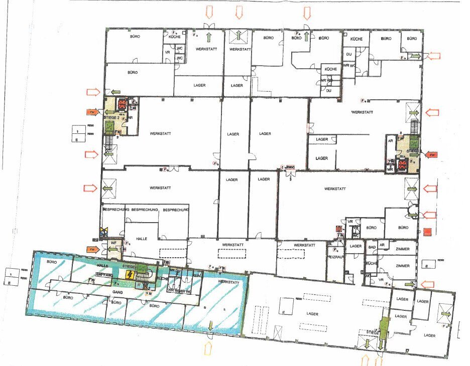 Produktionshalle zur Miete 9 € 2.000 m²<br/>Lagerfläche Gerasdorf bei Wien 2201