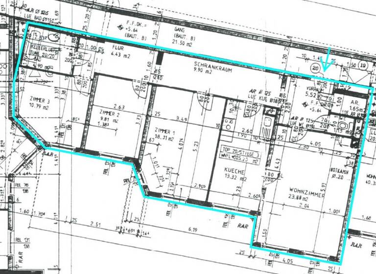 WG-Zimmer zum Kauf 435.000 € 4 Zimmer 105,2 m² 2. Geschoss Wien 1140
