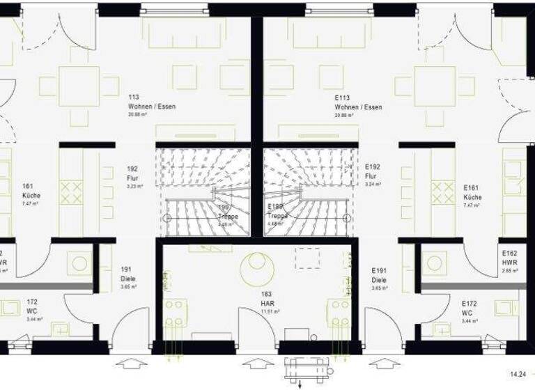Haus zum Kauf 599.999 € 4 Zimmer 200 m² 823 m² Grundstück Minderheide Minden 32425