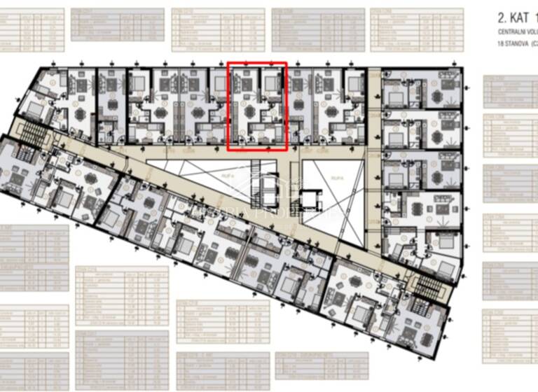 Wohnung zum Kauf 241.531 € 3 Zimmer 2. Geschoss Porec 52440