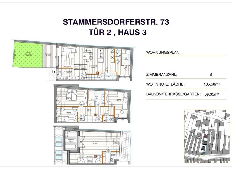 Doppelhaushälfte zum Kauf - Erstbezug 960.000 € 165,6 m² Wien 1210