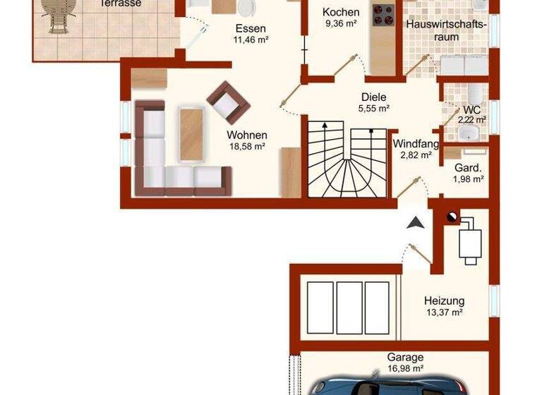Einfamilienhaus zum Kauf 399.000 € 4 Zimmer 124 m² 813 m² Grundstück Tattenbacher Weg 2 Johanniskirchen 84381