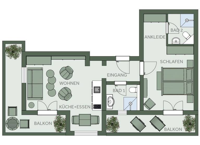 Wohnung zum Kauf 480.000 € 2 Zimmer 58 m² 3. Geschoss Riedlern Kreuth 83708