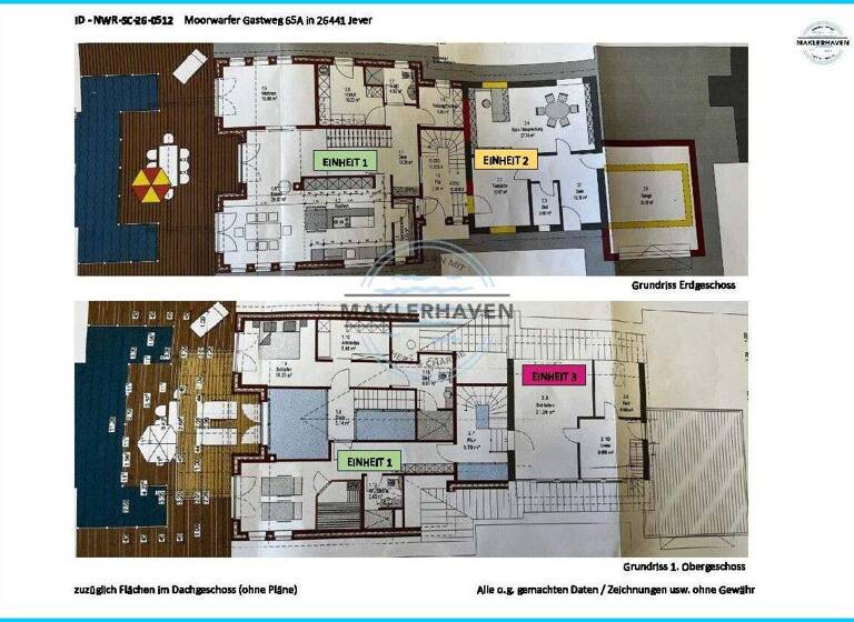 Mehrfamilienhaus zum Kauf 1.100.000 € 14 Zimmer 435 m² 1.200 m² Grundstück Jever 26441