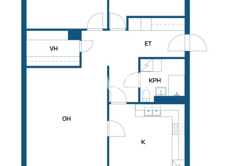 Studio zum Kauf 85.000 € 3 Zimmer 79 m² 1. Geschoss Simpantie 4 Siilinjärvi 70910
