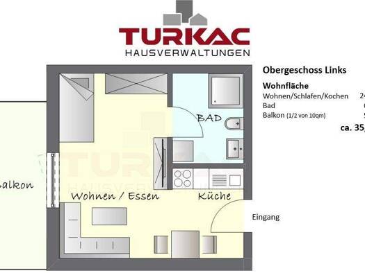 Wohnung zur Miete - Erstbezug 675 € 1 Zimmer 35 m² 1. Geschoss frei ab 01.02.2026 Hörnsheim Hüttenberg 35625