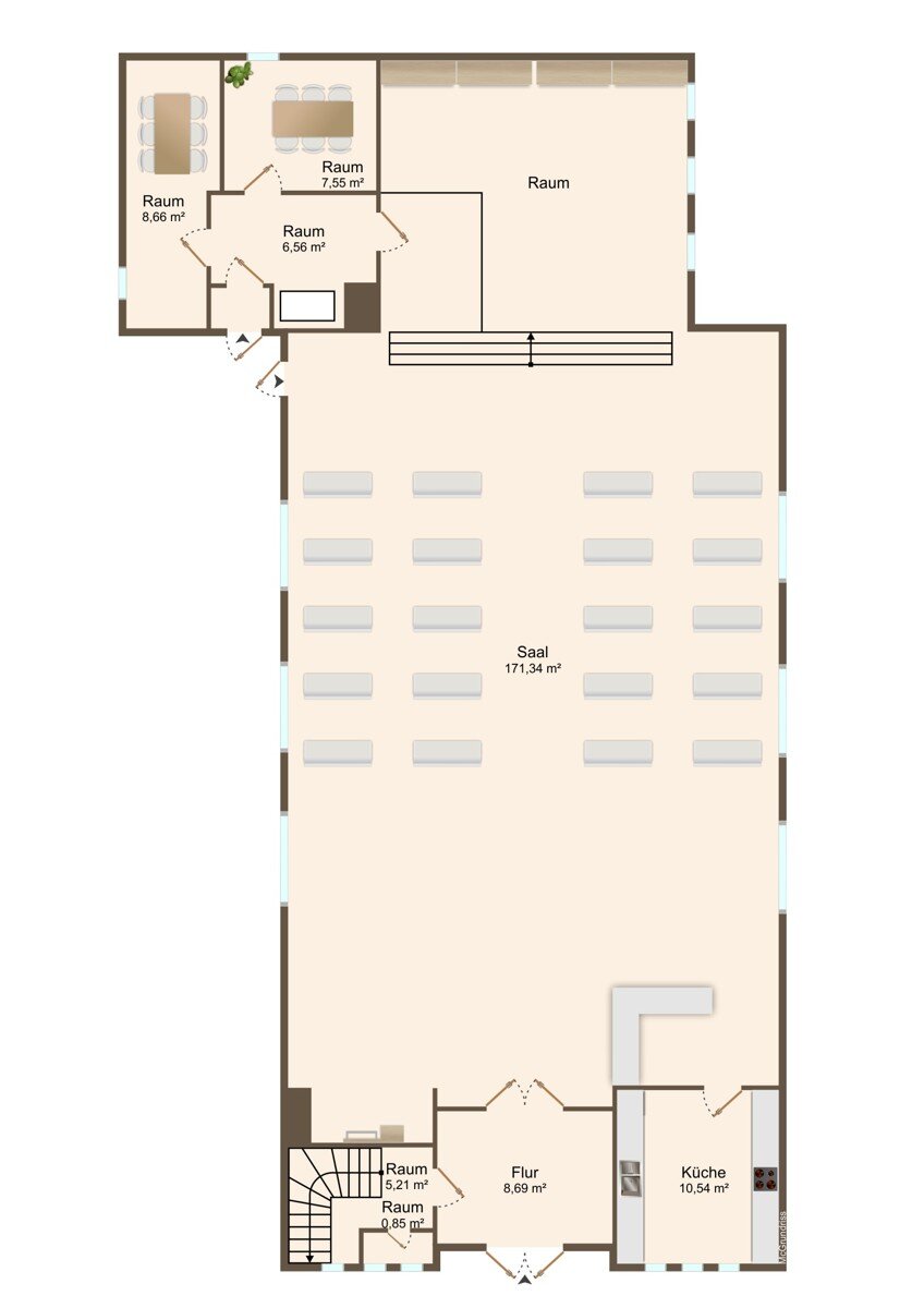 Wohn- und Geschäftshaus zum Kauf als Kapitalanlage geeignet 650.000 € 5 Zimmer 617 m²<br/>Fläche Jeßnitz Raguhn-Jeßnitz 06800