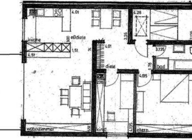 Wohnung zur Miete 995 € 3,5 Zimmer 85,4 m² Markstr. 411d Weitmar Bochum 44795