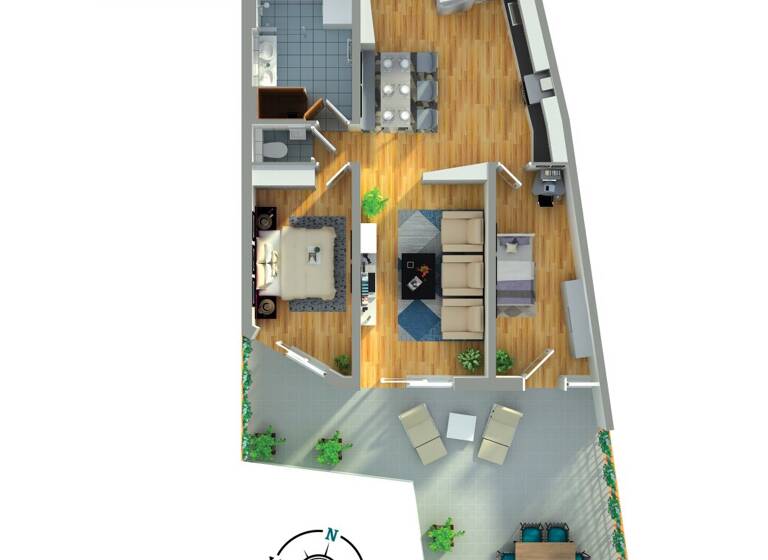 Wohnung zum Kauf 725.000 € 3 Zimmer 104,2 m² 3. Geschoss Jakoministraße Jakomini Graz 8010