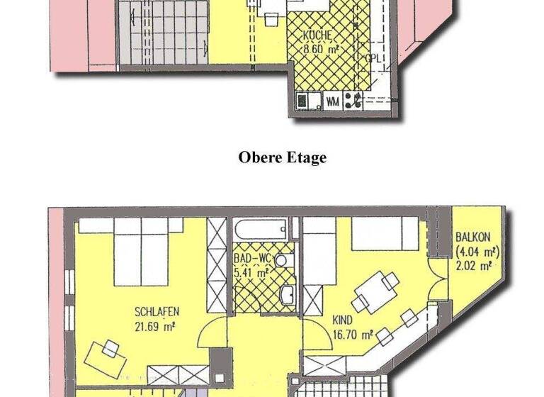 Maisonette zur Miete 595 € 3 Zimmer 99 m² 4. Geschoss frei ab 01.04.2026 Walther-Rathenau-Straße 40 b Pölbitz Zwickau 08056