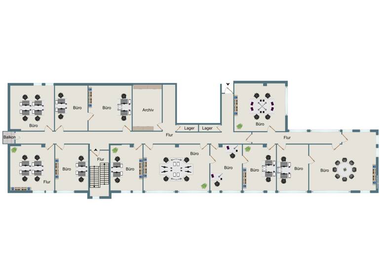 Bürogebäude zur Miete provisionsfrei 4.700 € 527 m² Bürofläche Bonlanden Filderstadt 70794