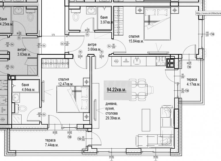 Studio zum Kauf 135.952 € 3 Zimmer 108,8 m² Plovdiv