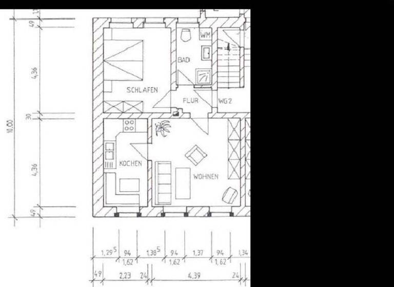 Wohnung zur Miete 249 € 2 Zimmer 57,8 m² Penig 09322