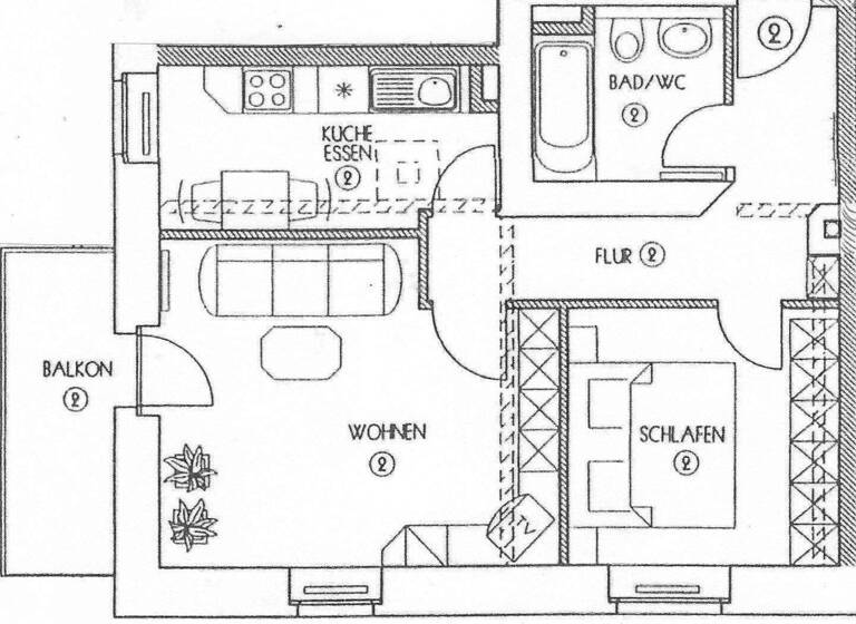 Wohnung zum Kauf 133.000 € 2 Zimmer 53 m² EG Mickten Dresden 01139