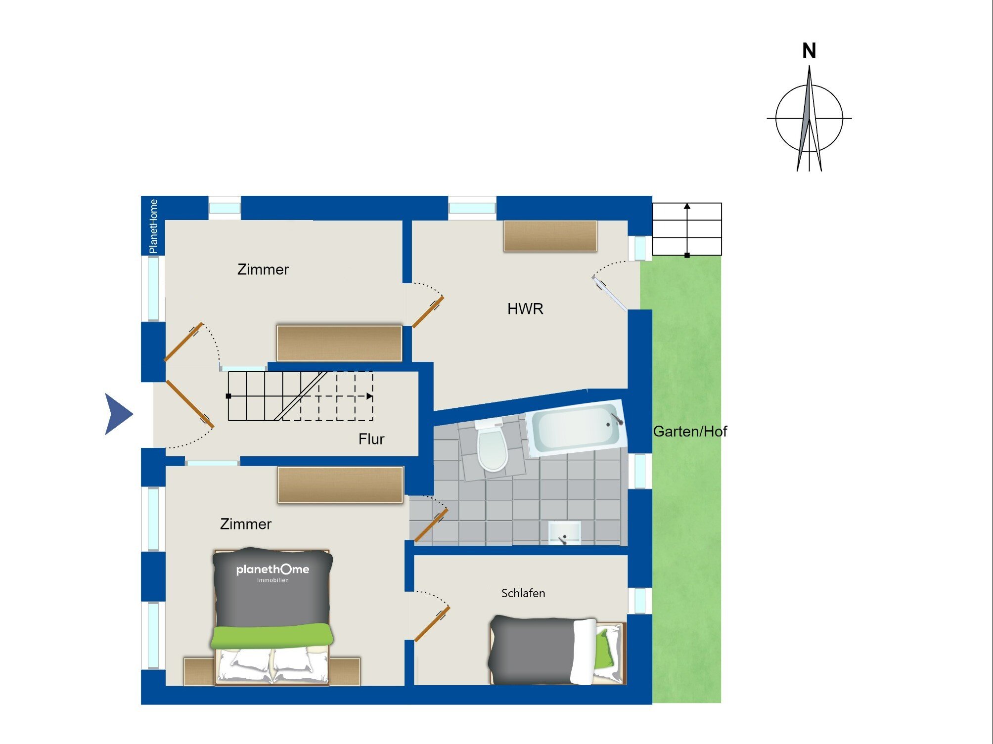 Stadthaus zum Kauf 525.000 € 5 Zimmer 145 m²<br/>Wohnfläche 253 m²<br/>Grundstück Jürgensby - St.-Jürgen Flensburg 24937