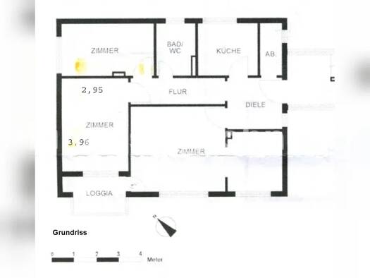 Wohnung zur Miete Tauschwohnung 615 € 3 Zimmer 68 m² 1. Geschoss Südervorstadt Süd 28201