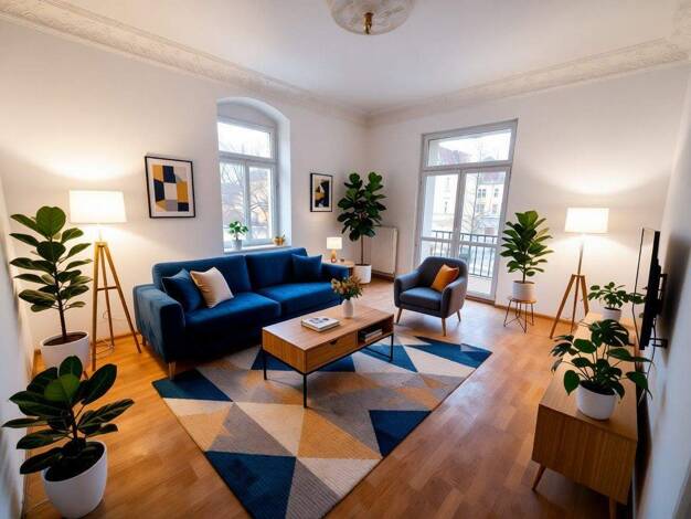 Wohnung zur Miete 1.450 € 3 Zimmer 114,7 m² 1. Geschoss Bergmannstraße 10 Striesen-West Dresden 01309