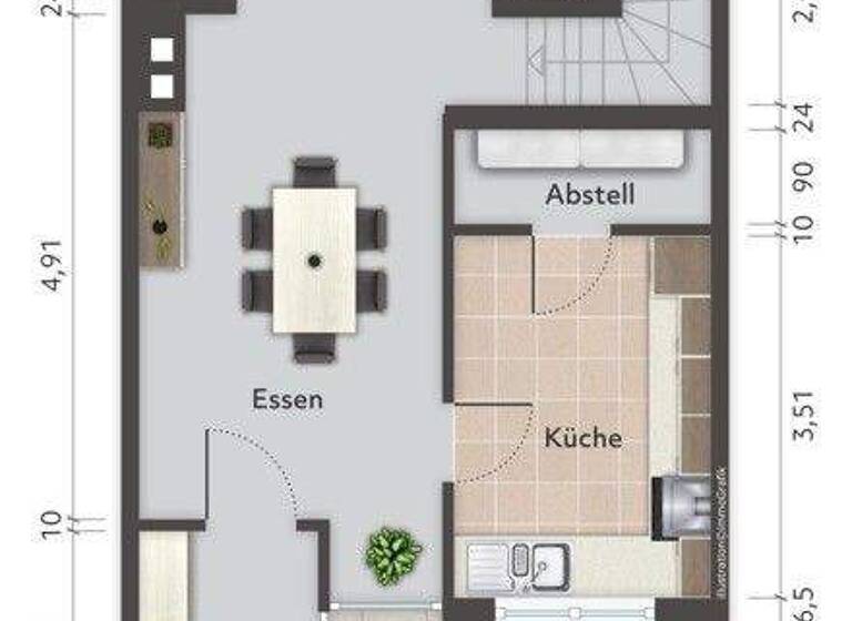 Reihenmittelhaus zum Kauf provisionsfrei 485.000 € 4 Zimmer 119,9 m² 204 m² Grundstück Garstedt Norderstedt 22846