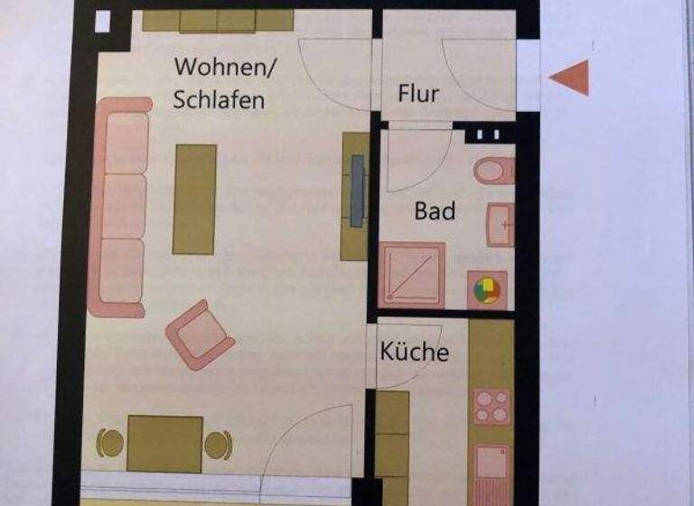 Studio zur Miete Wohnen auf Zeit 850 € 1 Zimmer 43 m² frei ab 01.10.2026 Schillerstraße 53 Bad Reichenhall 83435