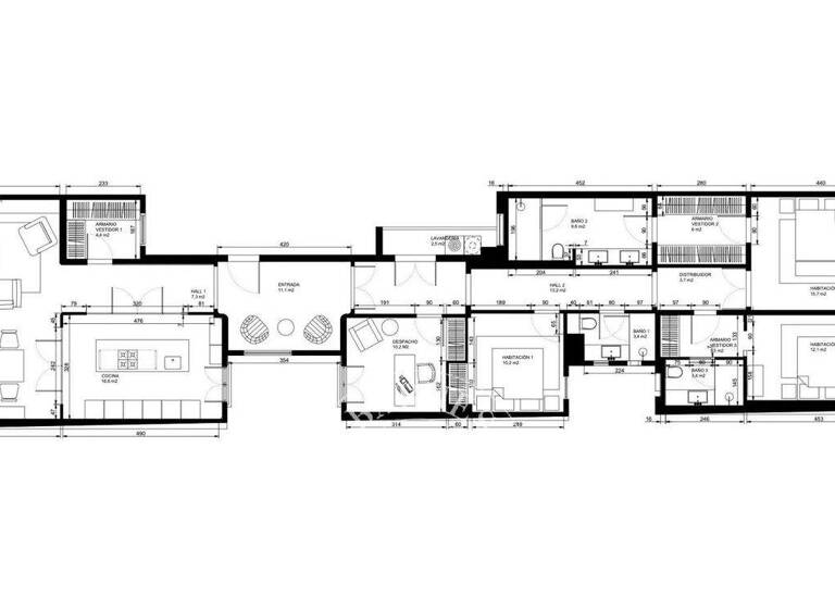 Studio zum Kauf - Erstbezug 3.500.000 € 210 m² 3. Geschoss Barcelona 08007