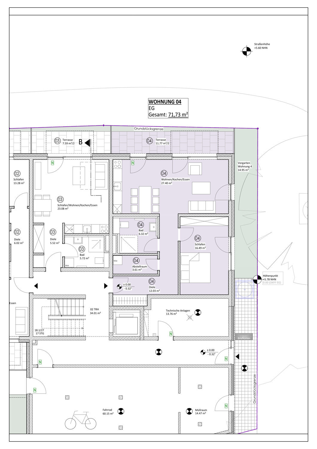 Wohnung zum Kauf provisionsfrei 283.000 € 2 Zimmer 71 m²<br/>Wohnfläche Hastedt Bremen 28207