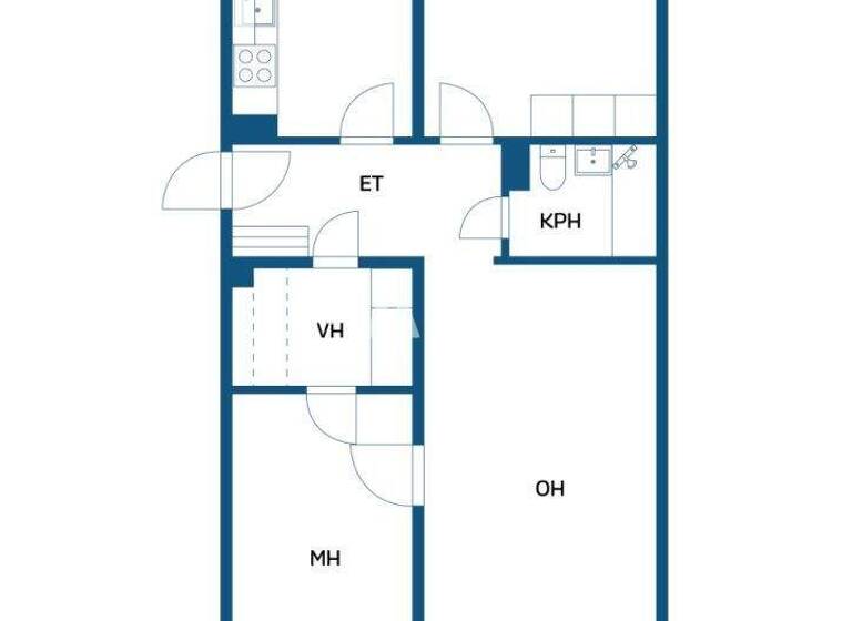 Studio zur Miete 900 € 3 Zimmer 69,5 m² 1. Geschoss Raatimiehenkatu 8 Porvoo 06100