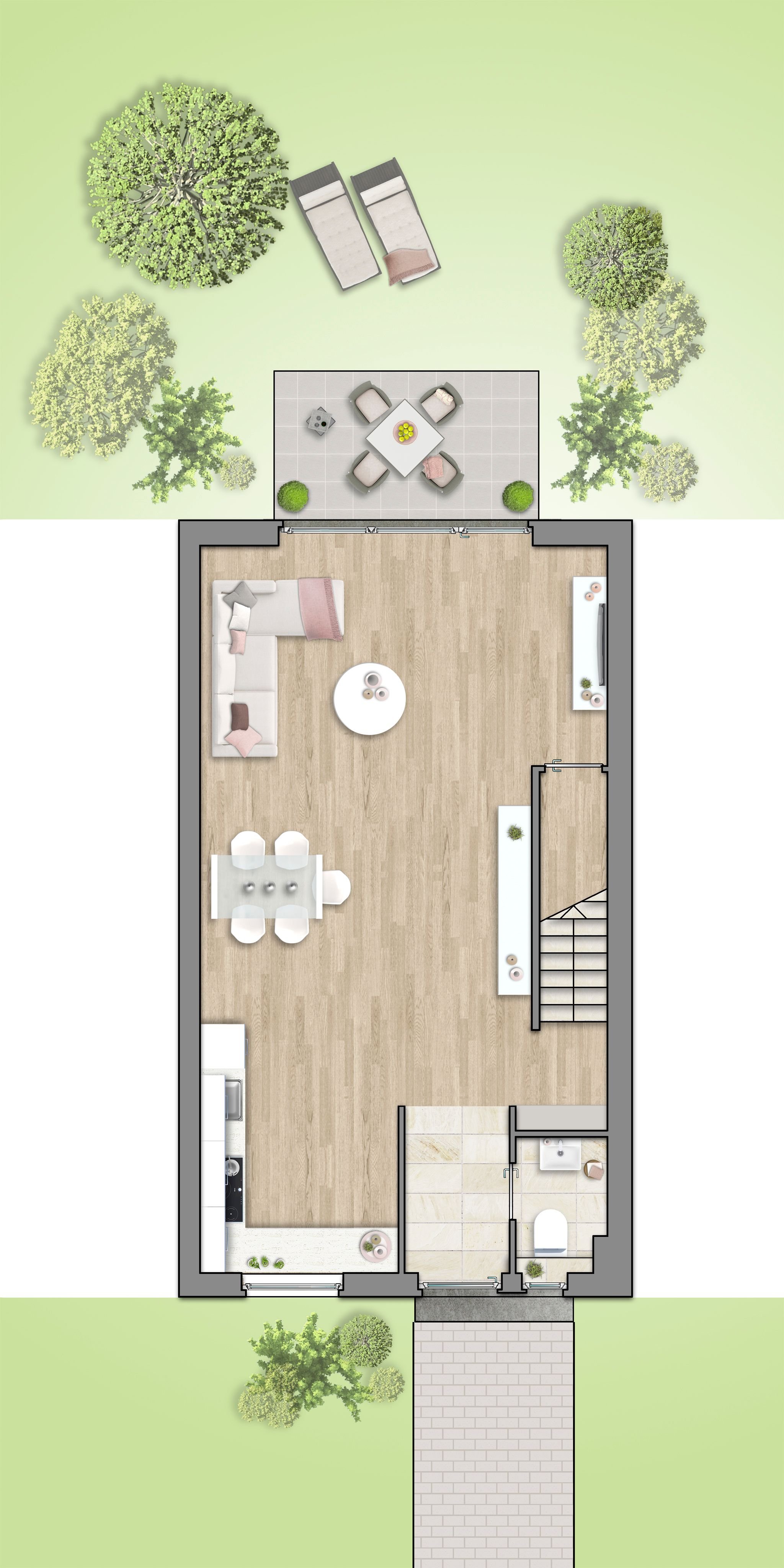 Reihenmittelhaus zum Kauf 366.900 € 4 Zimmer 129 m²<br/>Wohnfläche 185 m²<br/>Grundstück Gebgernstraße 3 Langenlonsheim 55450