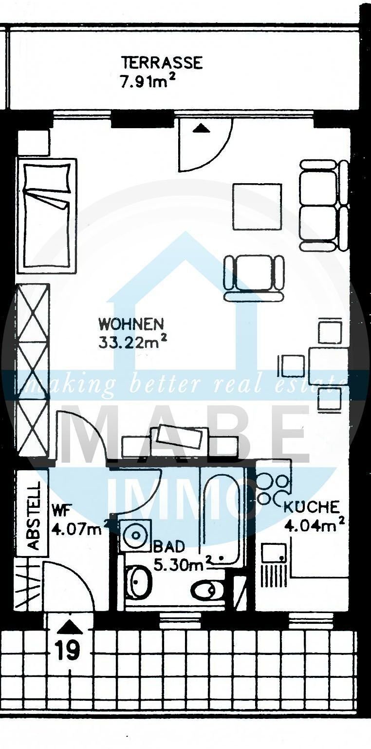 Wohnung zur Miete 275 € 1 Zimmer 51 m²<br/>Wohnfläche Limbach-Oberfrohna Limbach-Oberfrohna 09212