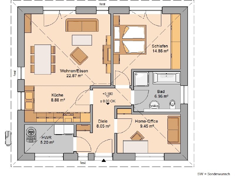 Haus zum Kauf 256.080 € 3 Zimmer 76 m²<br/>Wohnfläche 531 m²<br/>Grundstück Sömmerda Sömmerda 99610