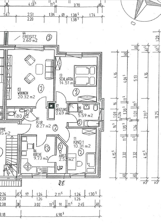 Wohnung zur Miete 605 € 3 Zimmer 75,7 m²<br/>Wohnfläche 01.03.2025<br/>Verfügbarkeit Westring 3 Steinfeld Steinfeld (Oldenburg) 49439