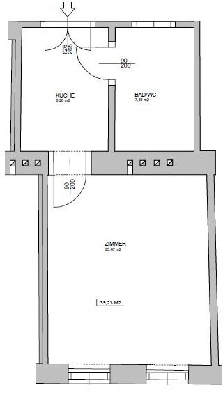 Wohnung zum Kauf 158.000 € 1 Zimmer 41 m²<br/>Wohnfläche Wien 1090