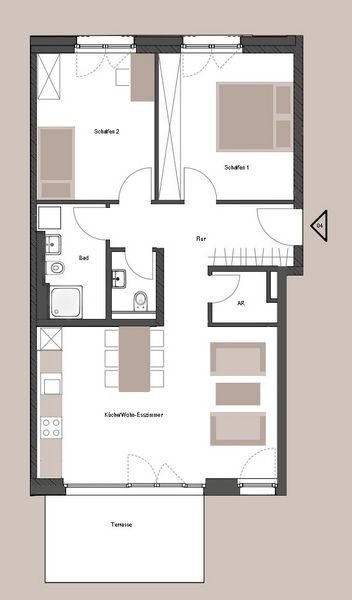 Wohnung zur Miete 600 € 3 Zimmer 83,4 m²<br/>Wohnfläche ab sofort<br/>Verfügbarkeit Johannes-Hoffmann-Str. 8 Theresienhain Bamberg 96052