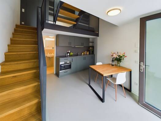 Maisonette zur Miete - Erstbezug 864 € 1,5 Zimmer 43,8 m² 3. Geschoss frei ab 01.10.2026 Abraham 12 Innenstadt Oldenburg 26122