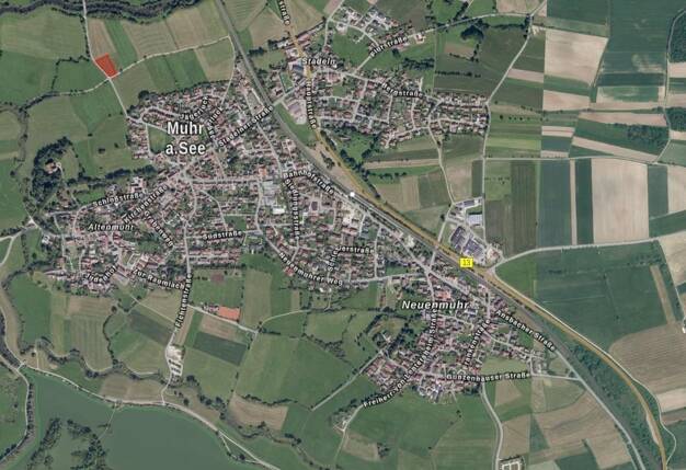 Land-/Forstwirtschaft zum Kauf 8.446 € 2.413 m² Grundstück Muhr Muhr 91735