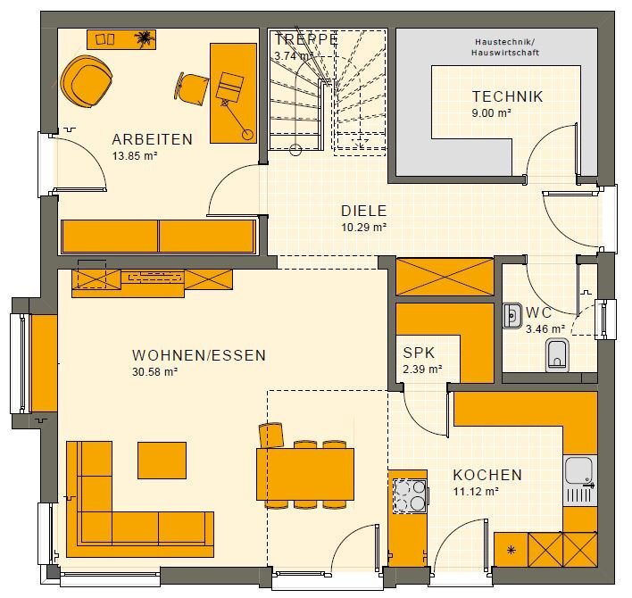 Einfamilienhaus zum Kauf 840.960 € 5 Zimmer 167 m²<br/>Wohnfläche 463 m²<br/>Grundstück Rohrbach Eppingen 75031