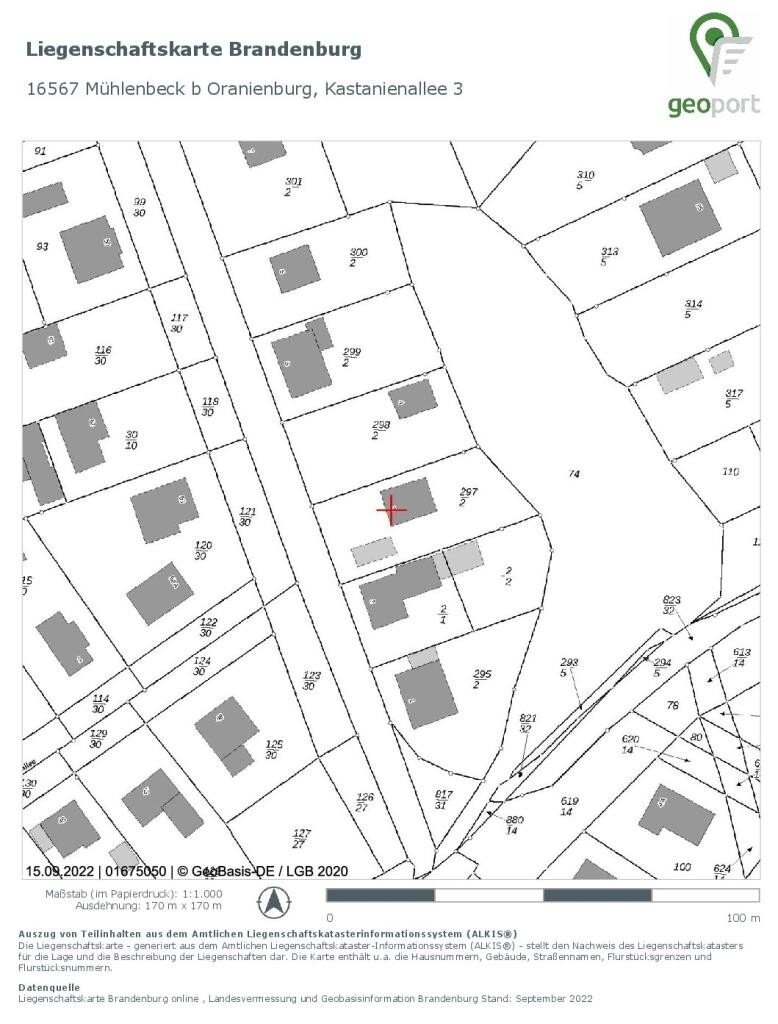 Grundstück zum Kauf 375.000 € 805 m²<br/>Grundstück Mühlenbeck Mühlenbeck 16567