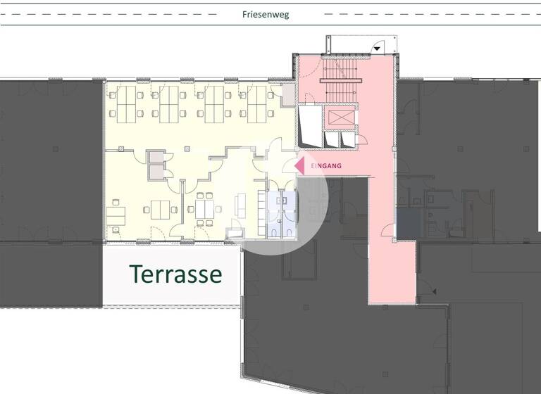 Bürogebäude zur Miete 18,95 € 249 m² Bürofläche Othmarschen Hamburg 22763