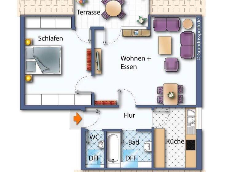 Wohnung zum Kauf 180.000 € 2 Zimmer 60,8 m² 2. Geschoss Senden 89250